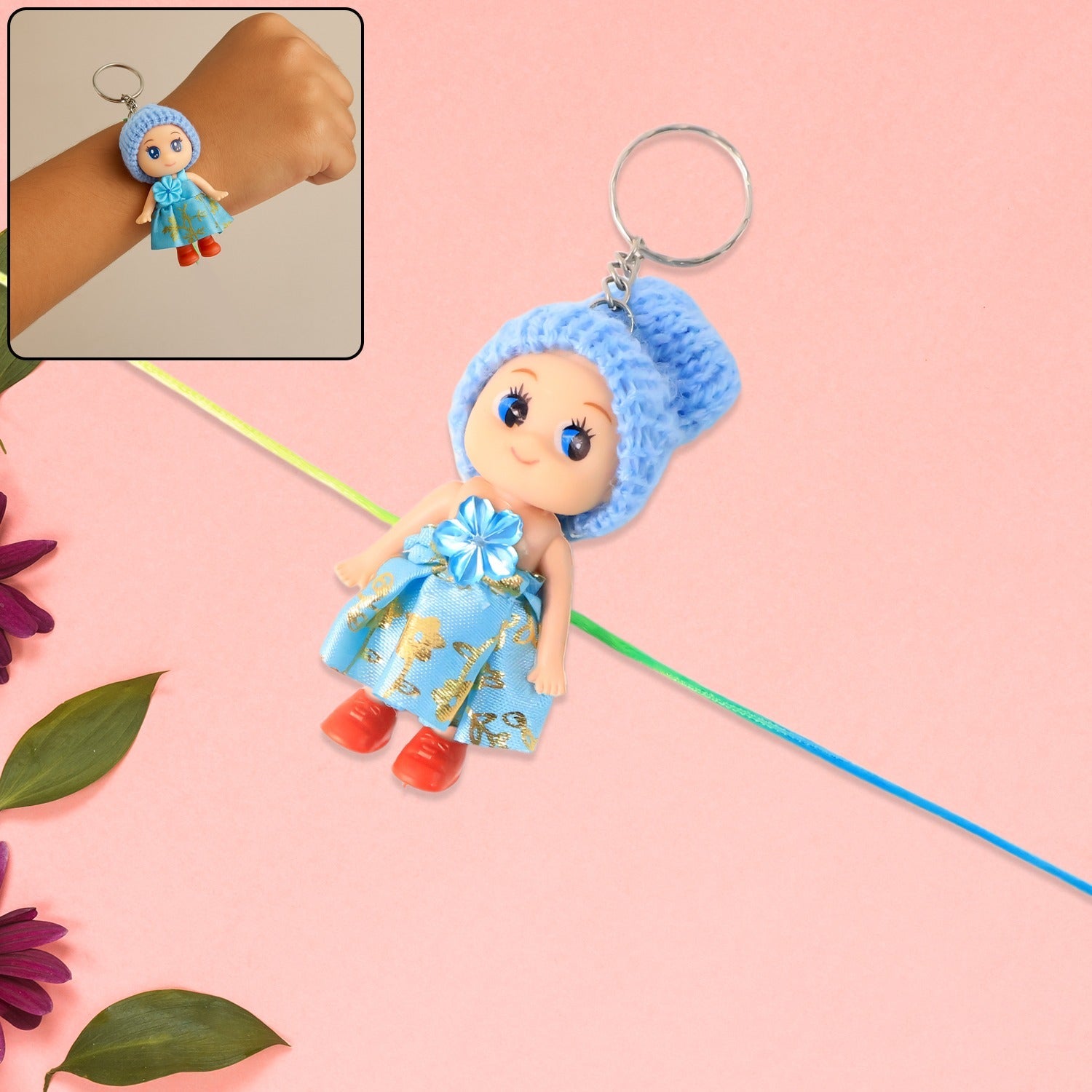 2-in-1 Kids Doll Rakhi cum Keychain – Stylish Soft Toy Rakhi for Raksha Bandhan & Daily Use as Bag or Key Ring (Mix Design) 2-in-1 Kids Doll Rakhi cum Keychain – Stylish Soft Toy Rakhi for Raksha Bandhan & Daily Use as Bag or Key Ring (Mix Design)